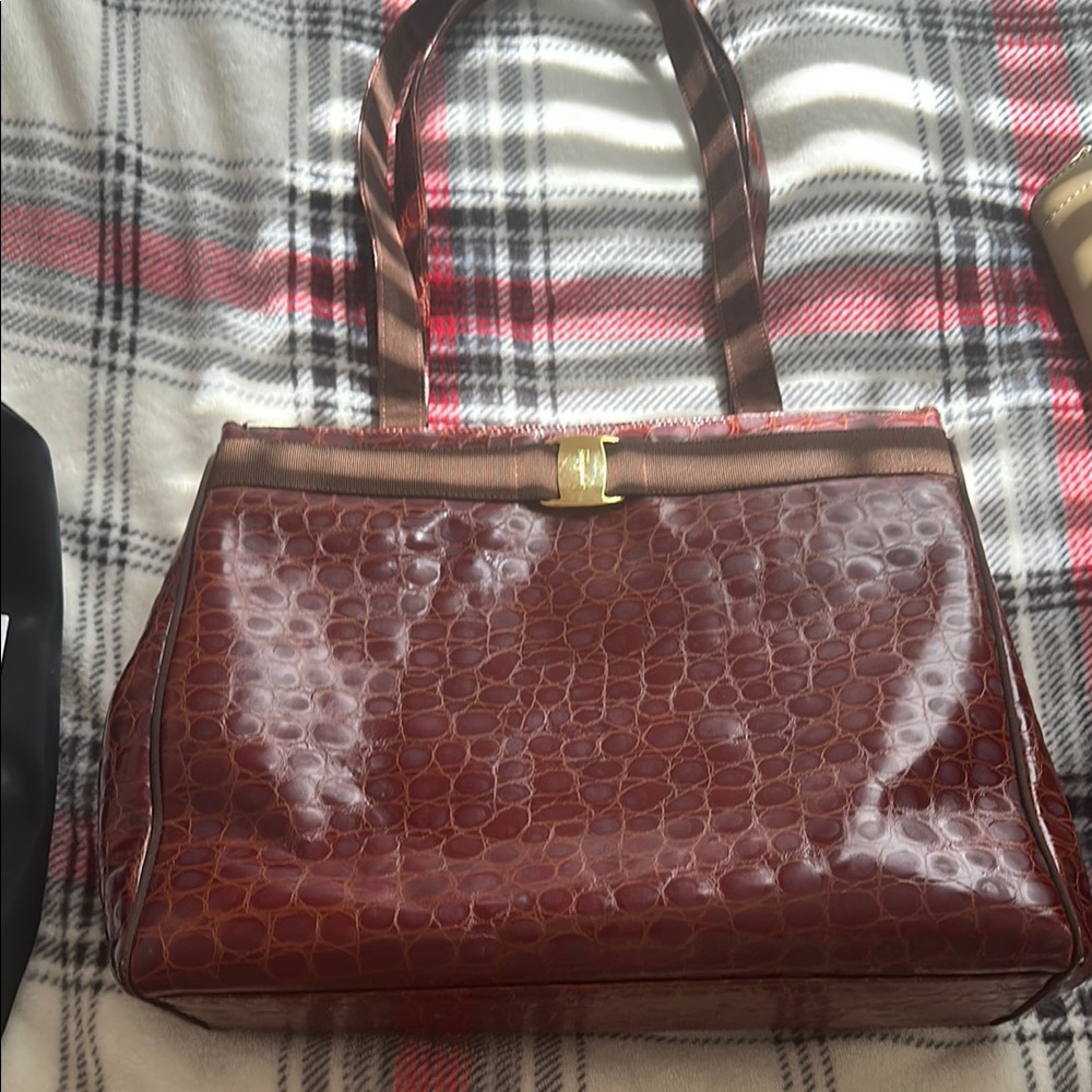 Salvatore Ferragamo Vara Leather tote bag (open 2 offers)